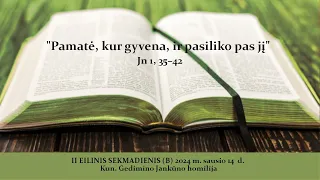 396. II EILINIS SEKMADIENIS Kun. G. Jankūno homilija (Jn 1, 35–42)