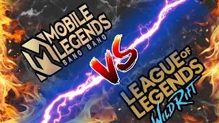 ОЗВУЧКА ГЕРОЕВ LEAGUE OF LEGENDS WILD RIFT ПРОТИВ ОЗВУЧКИ MOBILE LEGENDS