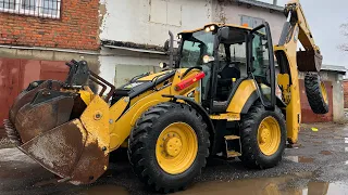 Процесс ремонта ￼Caterpillar  444f2 / Caterpillar 444 F2 Backhoe Loader Repair Process