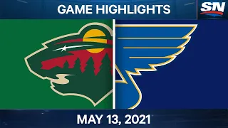 NHL Game Highlights | Wild vs. Blues - May 13, 2021