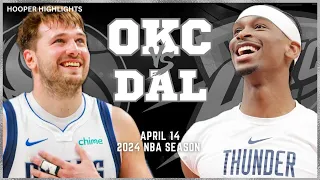 Oklahoma City Thunders vs Dallas Mavericks Full Game Highlights | Apr 14 | 2024 NBA Season