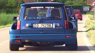 Renault R5 Turbo invasion - Engine start up, acceleration & on board sound