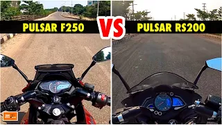 Bajaj Pulsar F 250 VS Pulsar RS 200 | Honest & Detailed Comparision