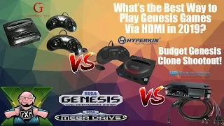 2019 Budget Genesis Shootout: Gamerz Tek MiniGen HD vs Hyperkin MegaRetron HD vs HD Retrovision