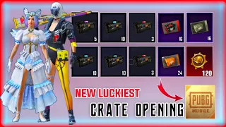 😱 100+ NEW LUCKY PUBG CRATE OPENING | PUBG KR NEW PUBG CRATE OPENING | PUBGM KR