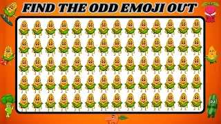 Find The Odd One Out Emoji | Find Odd Emoji Quiz part 4 🤯 🧠