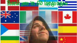 Saying thank you in 50 different languages