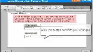 PCWin Recovery - Reset Windows Server Domain Password