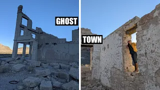 The Ghost Town of Rhyolite, Nevada