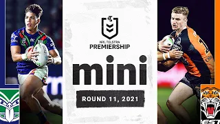 Warriors and Wests Tigers goes down to the wire | Match Mini | Round 11, 2021 | NRL