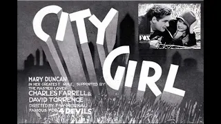 City Girl with Charles Farrell 1930 - Silent - 1080p HD Film