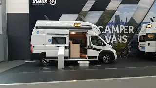 2024 camper vans with a high roof from Knaus.