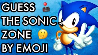 GUESS the SONIC ZONE by EMOJI!! | SONIC the Hedgehog QUIZ!!