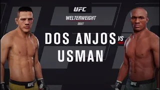 The Ultimate Fighter Finale: Rafael dos Anjos vs. Kamaru Usman | EA Sports UFC 3 Simulation