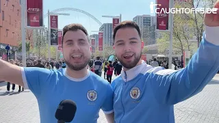 FA Cup Semi-Final - Man City and Liverpool fans share views