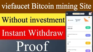 vie faucet New Bitcoin Mining Website | Live Withdraw Proof 2023 • via faucet Website real or fake