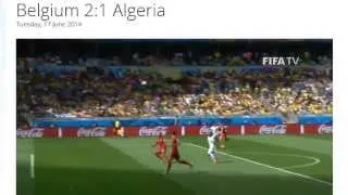 Belgium 2-1 Algeria All Goals & Highlights HD ( FIFA World Cup Brasil 2014)