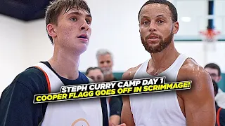 Cooper Flagg SHOCKS Steph Curry During Day 1 of Curry Camp!