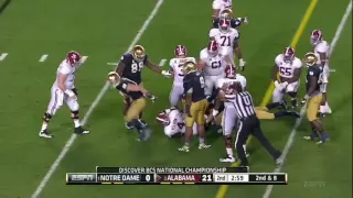 2013 BCS National Championship Game - #1 Notre Dame vs. #2 Alabama Highlights