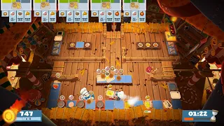 [Overcooked 2 DLC-Carnival] How to get 3 stars on stage 1-3, 2 players