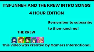 🎊4 hours! ItsFunneh and the Krew Intro Songs🎊