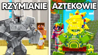 100 GRACZY SYMULUJE STAROŻYTNE CYWILIZACJE w MINECRAFT