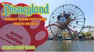 Pixar Fest Food Booths | Honest Review | Disneyland Resort Summer 2024 | 4K