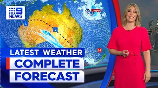 Australia Weather Update: Heatwave warning for NSW, Cyclone Jasper update | 9 News Australia