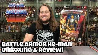 Battle Armor He-Man Masters of the Universe Revolution Unboxing & Review!