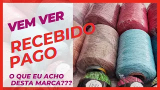 Vem ver esta compra maravilhosa de barbantes pela shopee #croche #comprinhas #recebidospagos