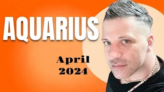 AQUARIUS April 2024 - OMG! Being Smart Is About To Pay Off BIG TIME! - Aquarius April Tarot Reading