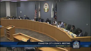 Evanston City Council Meeting 9-13-2021