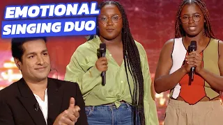 EMOTIONAL AUDITION ! These Two Sisters perform Adele's Easy On Me on France Got Talent 2022 !