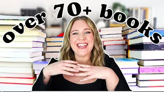 a MASSIVE book haul  (70+ BOOKS) | my NEW fantasy, horror, YA, and thriller books