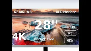 The best budget 4K IPS monitor Samsung U28R550UQI