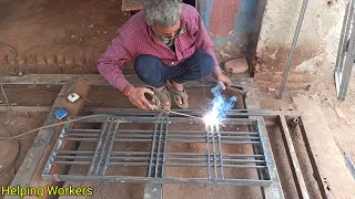 लोहे की ग्रिल कैसे बनाते है | grill kaise bnate hai , how to make iron window