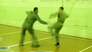 Рукопашный бой. Реакция и предвидение удара. Hand-to-hand fight. Reaction and foresight.