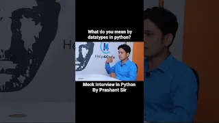 What is datatype in python? By Prashant Jha. #pythonprogramming #comparison #interview