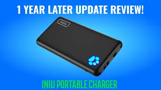 TOP RATED FROM AMAZON INIU PORTABLE CHARGER 1 YEAR UPDATE REVIEW!