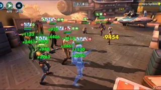 SWGOH Rebel Roundup Assault Battle Challenge Tier 1 After 1st Wave (Full Auto)