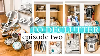 2022 KITCHEN DECLUTTER + ORGANIZE PART 2! | Whole House Decluttering | Extreme Cleaning Motivation