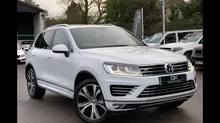 2016 VW Touareg 3.0 V6 TDI R-Line 262bhp with Pan Roof for sale at George Kingsley