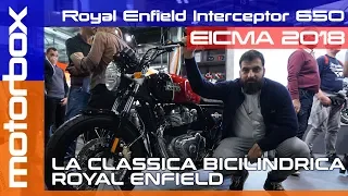 Royal Enfield Interceptor 650 a Eicma 2018 | La prima classica bicilindrica di Royal Enfield