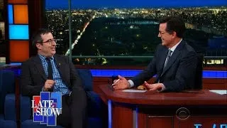John Oliver Loves "America's Step-Dad" Tim Kaine