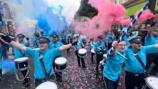 Rathcoole Protestant Boys F.B @ Belfast 12th of July 2023 (Three Bass Drums Entertaining The Crowds)