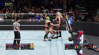WWE 2K20 - Candice LeRae & Sasha Banks vs. Asuka & Charlotte Flair (Online Match USPS4)