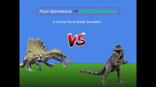 Hypo Spinosaurus VS JWD Giganotosaurus | Animal Revolt Battle Simulator