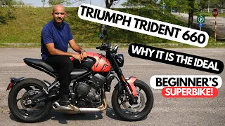 Review: Triumph Trident 660 - Why It Is The Ideal Beginner's Superbike!