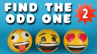 Find The Odd Emoji Out: HOW GOOD ARE YOUR EYES #2 l Emoji Puzzle Quiz