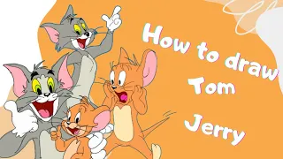 how to draw tom and jerry in the sketch